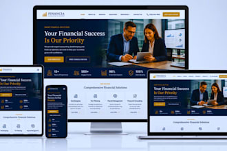 build wordpress accounting website finance service website bookkeeping website