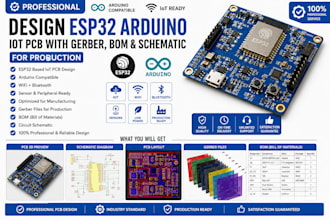 create kicad and altium pcb design for prototype manufacturing ready pack