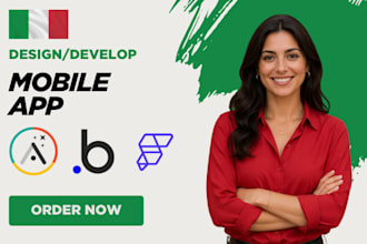 build responsive mobile app on adalo, bubble io, flutterflow