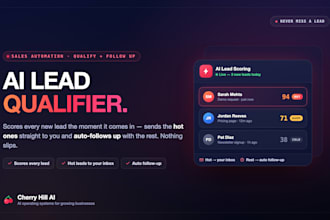 build an ai lead qualifier and follow up system