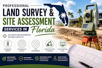 professional land survey site assessment services in florida