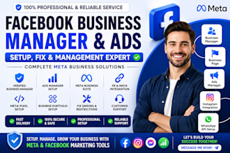 setup verified facebook bm verified bm business manager fb business manager