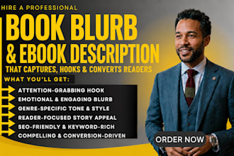 write amazon kindle book description, amazon book blurb, ebook description