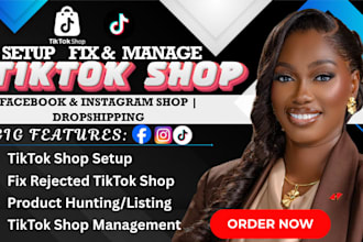 tik tok shop setup manage tiktok shop dropshipping fix tiktok shop ads