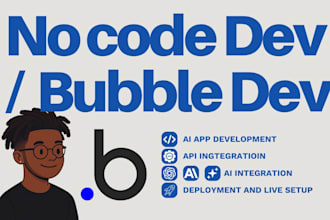 build your saas, web app, or startup mvp on bubble io no code mvp