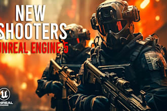 build unreal engine game development, ue5 game level, or 3d environment