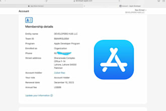 guide you to set up and fix apple developer account issues