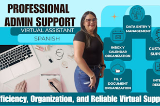 be your professional virtual assistant in spanish