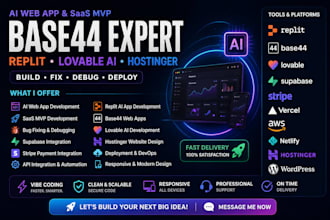 develop base44 bug fixing base44 replit base44 app base44 expert base44 to figma