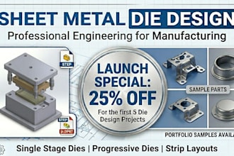 design professional progressive and sheet metal dies