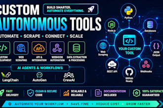 build custom automation tools with python nodejs autogen crewai for web scraping