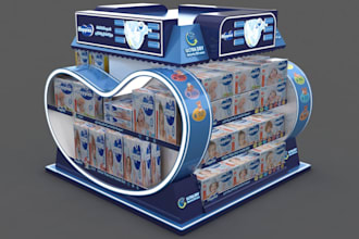 do gondola, posm, kiosk, podium, retail product display, exhibition booth design