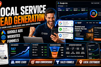get you local service leads with google ads website and funnels