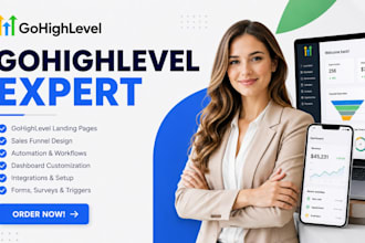 gohighlevel website gohighlevel sales funnel ghl landing page expert ghl website