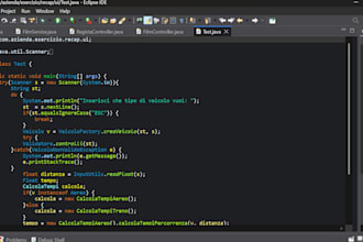 develop simple java applications and fix bugs