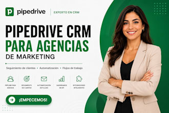 pipedrive CRM setup for marketing agency and client tracking