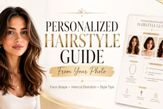 create a personalized hairstyle guide based on your photo