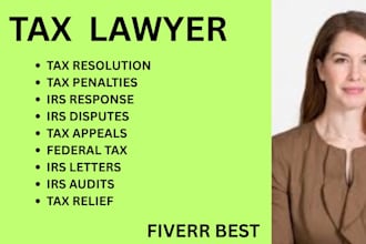 assist with irs audits, tax relief, tax debt, and federal tax disputes
