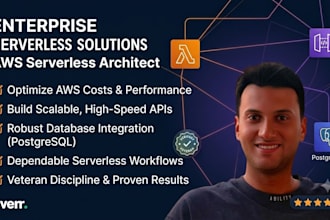 build an AWS serverless backend with lambda and API gateway