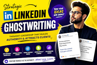 be your executive linkedin ghostwriter for founders and ceos