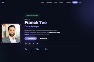 design and deploy your professional CV website