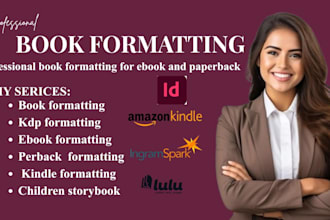 do kindle, paperback, and ebook formatting