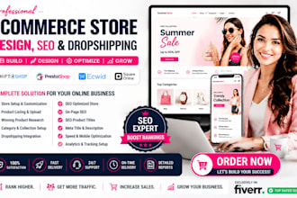 shift4shop prestashop ecwid square online dropshipping SEO meta tags page speed