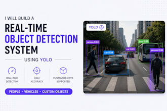 build a real time object detection system using yolo for people, vehicles,object