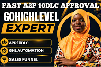 setup gohighlevel a2p 10dlc, sms automation workflow, ghl marketing, a2p expert