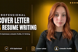 write a UK cover letter, CV, resume for your job application in 6hrs as expert