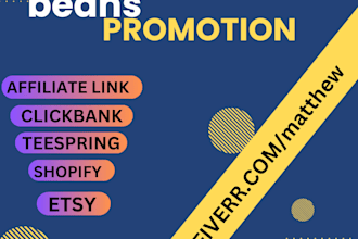 promote your beans store to potential audience