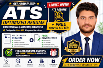 make professional ats resume with cover letter linkedin
