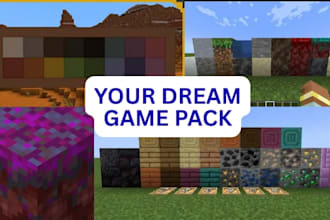 create minecraft texture pack or resource pack for java and bedrock