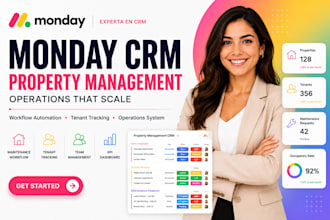 monday CRM for property management operations