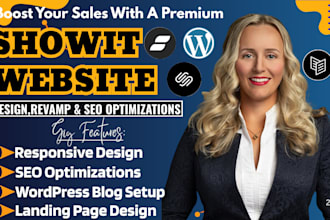 design showit website and optimize showit seo for google ranking traffic