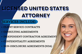 draft professional US business contracts and agreements