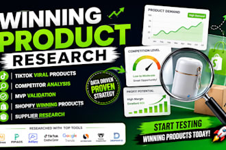 find winning shopify products with deep product research and mvp validation