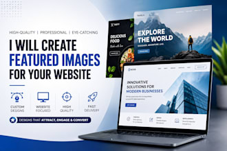 create featured images for your website