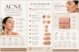 design skincare social media posts