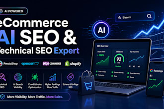 optimize prestashop, opencart, woocommerce or shopify wbesite for ai SEO and GEO