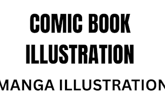 draw anime manga comic book illustration webtoon manga panel comic book artist