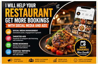 manage social media marketing for your restaurant to attract more customers