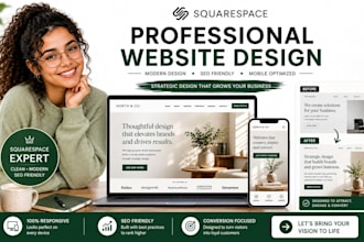 buildsquarespace website design squarespace redesign business website