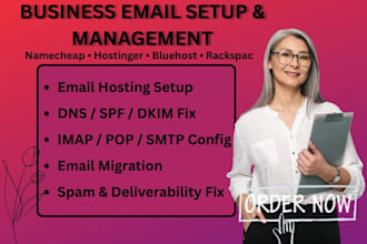 setup namecheap private email, hostinger, bluehost email hosting rackspace email
