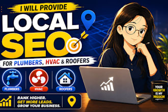 provide local SEO services for plumbers, hvac, roofers and home services
