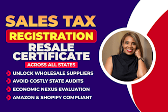 get sales tax permit resale certificate in california florida texas nj nyc ohio