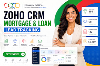 setup zoho CRM for mortgage and loan lead tracking