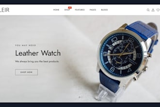 design jewelry shopify store jewelry website fashion store wristwatch store