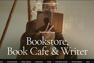 build wix website author website ebook landing page book launch site