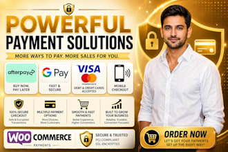 setup afterpay, google pay, debit card credit card, mobile checkout, woocommerce